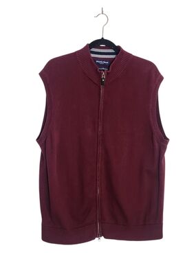 Austin Reed London Burgundy Sweater Vest Size XL